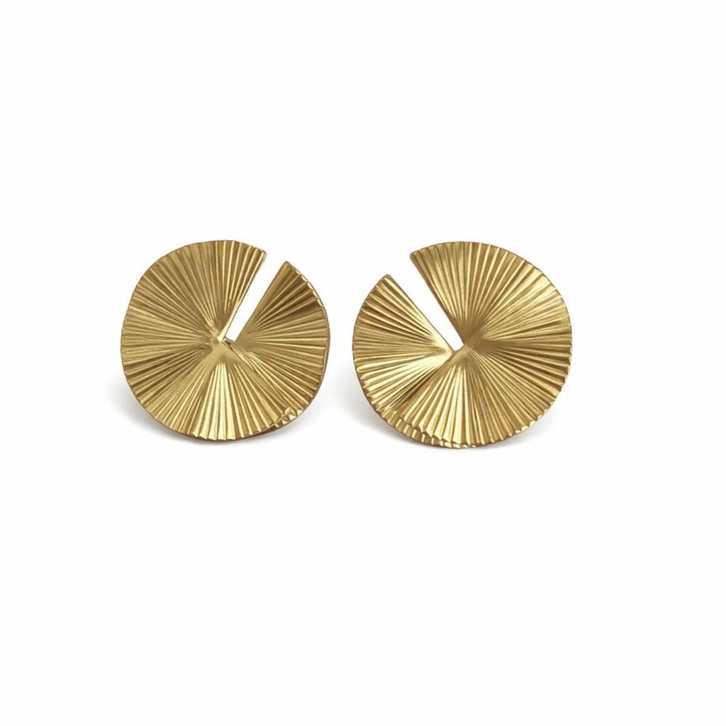 Aretes círculo textura