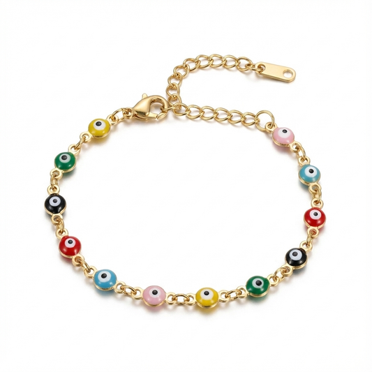 Pulsera ojos colores