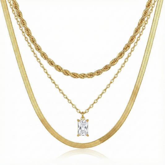 Collar triple zirconia