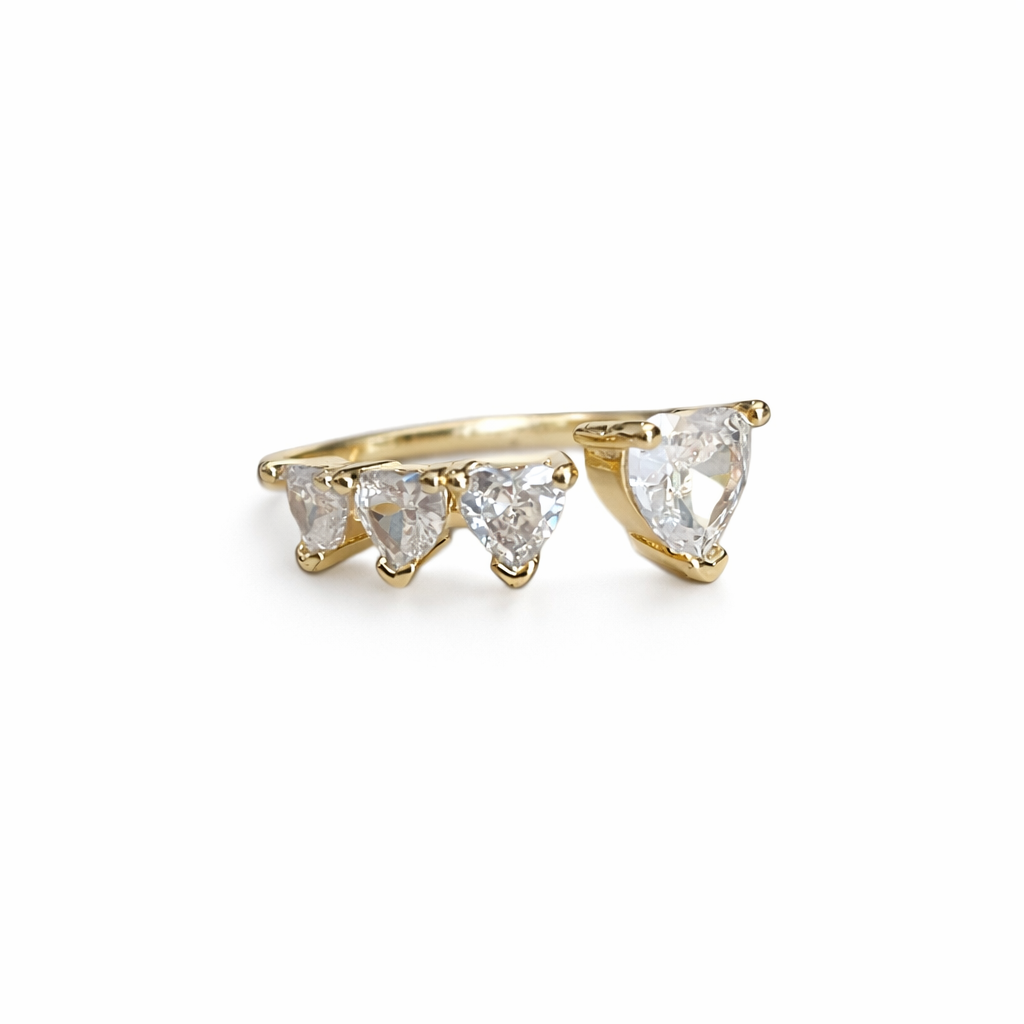 Anillo corazones