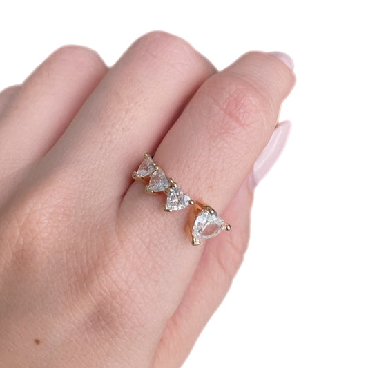 Anillo corazones