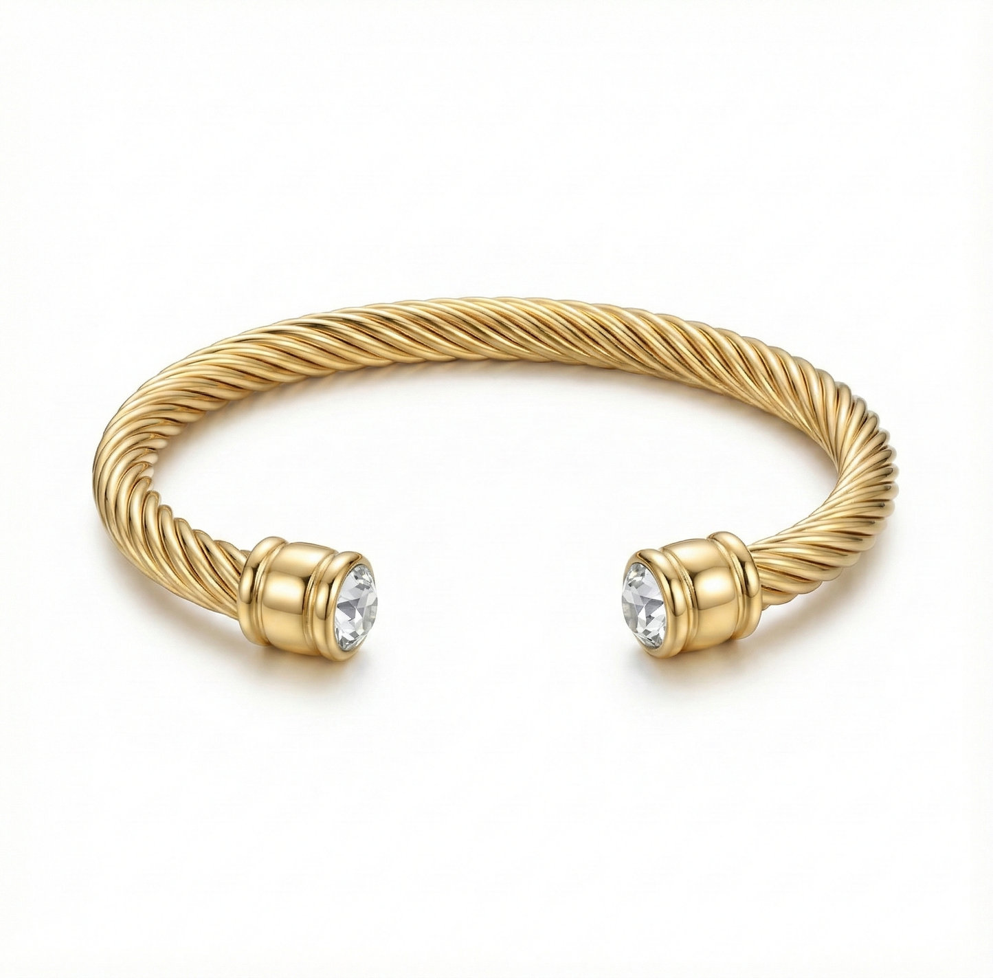 Pulsera torzal zirconias