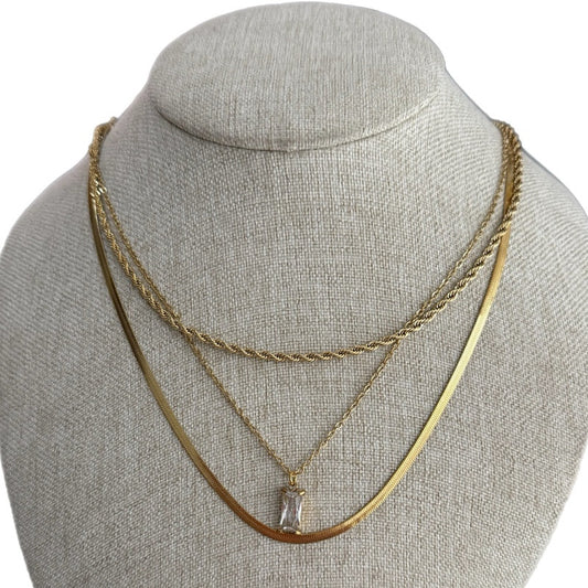 Collar triple zirconia