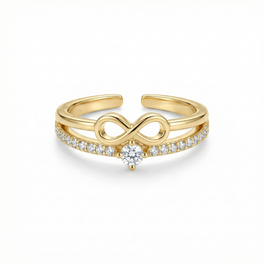 Anillo infinito doble