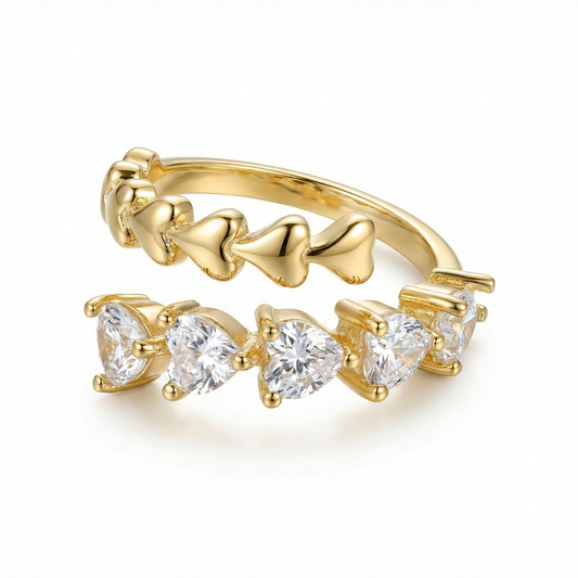 Anillo corazones