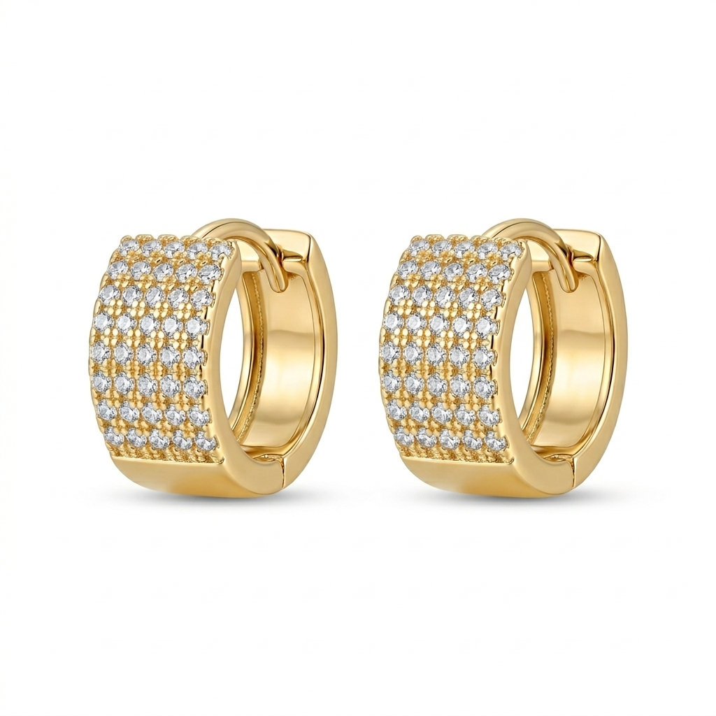 Arracadas mini tiras zirconias