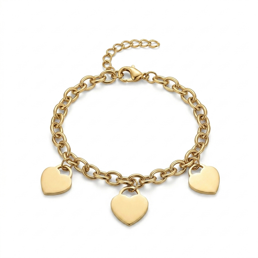Pulsera corazones