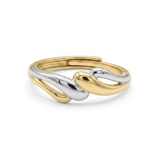 Anillo bicolor
