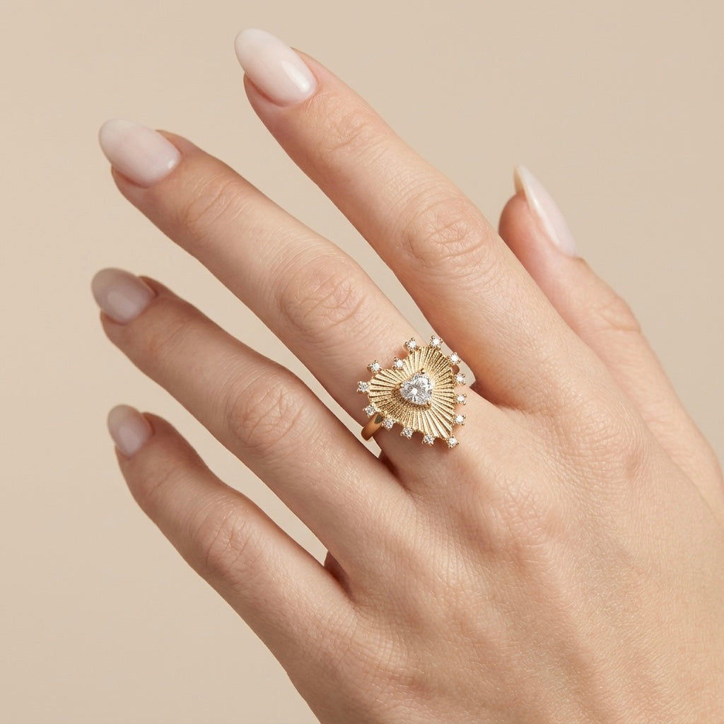 Anillo corazón
