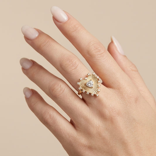 Anillo corazón