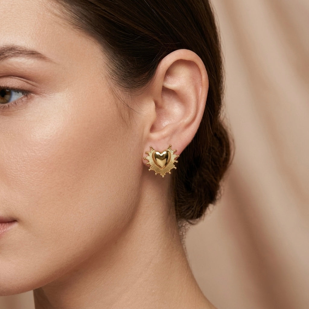 Aretes Corazón