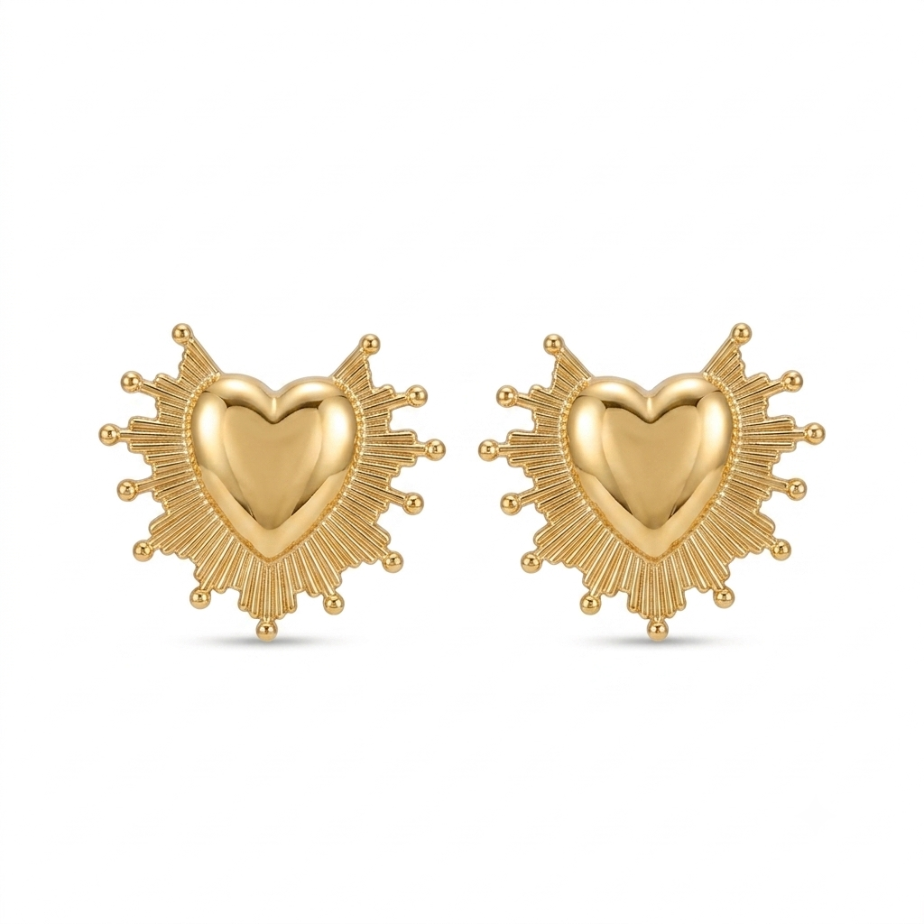 Aretes Corazón