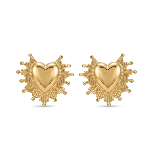 Aretes Corazón