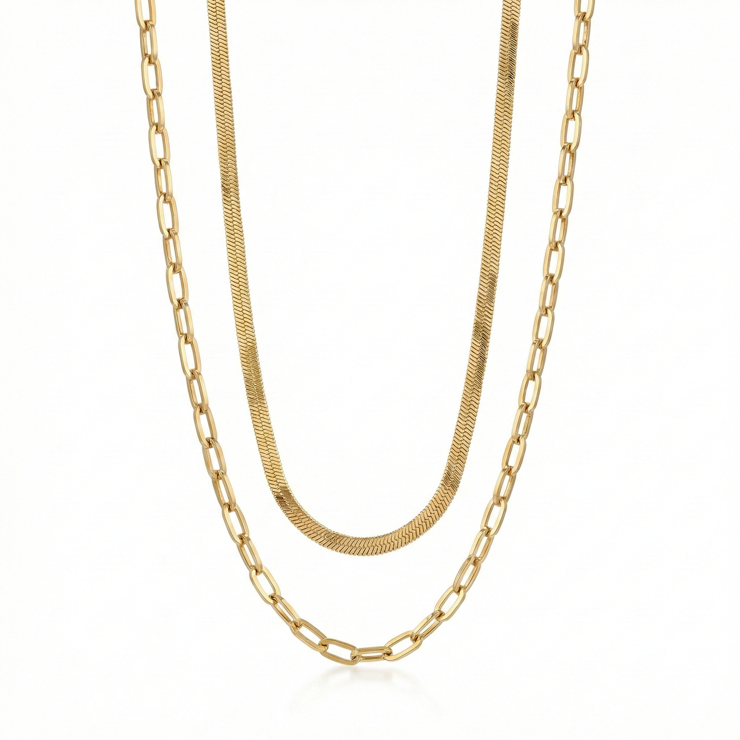 Collar doble eslabones