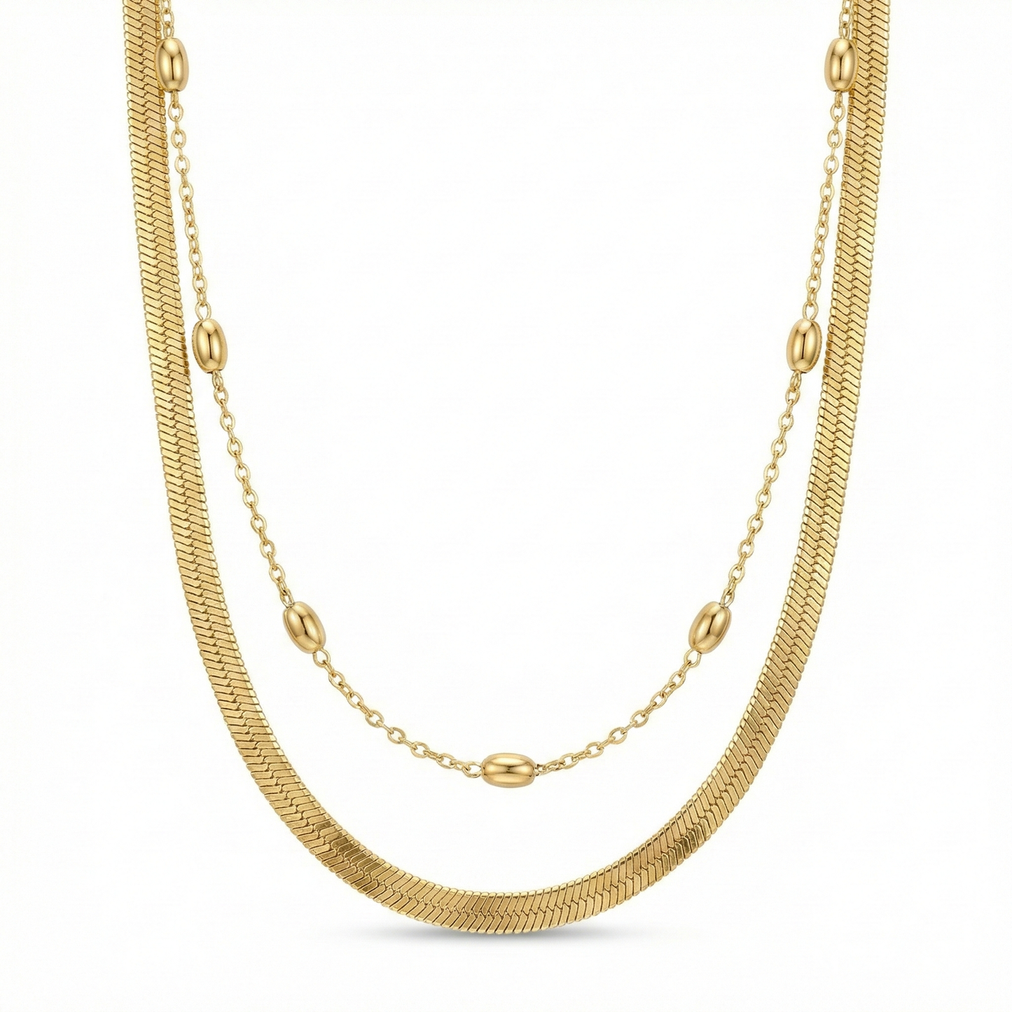 Collar doble beans