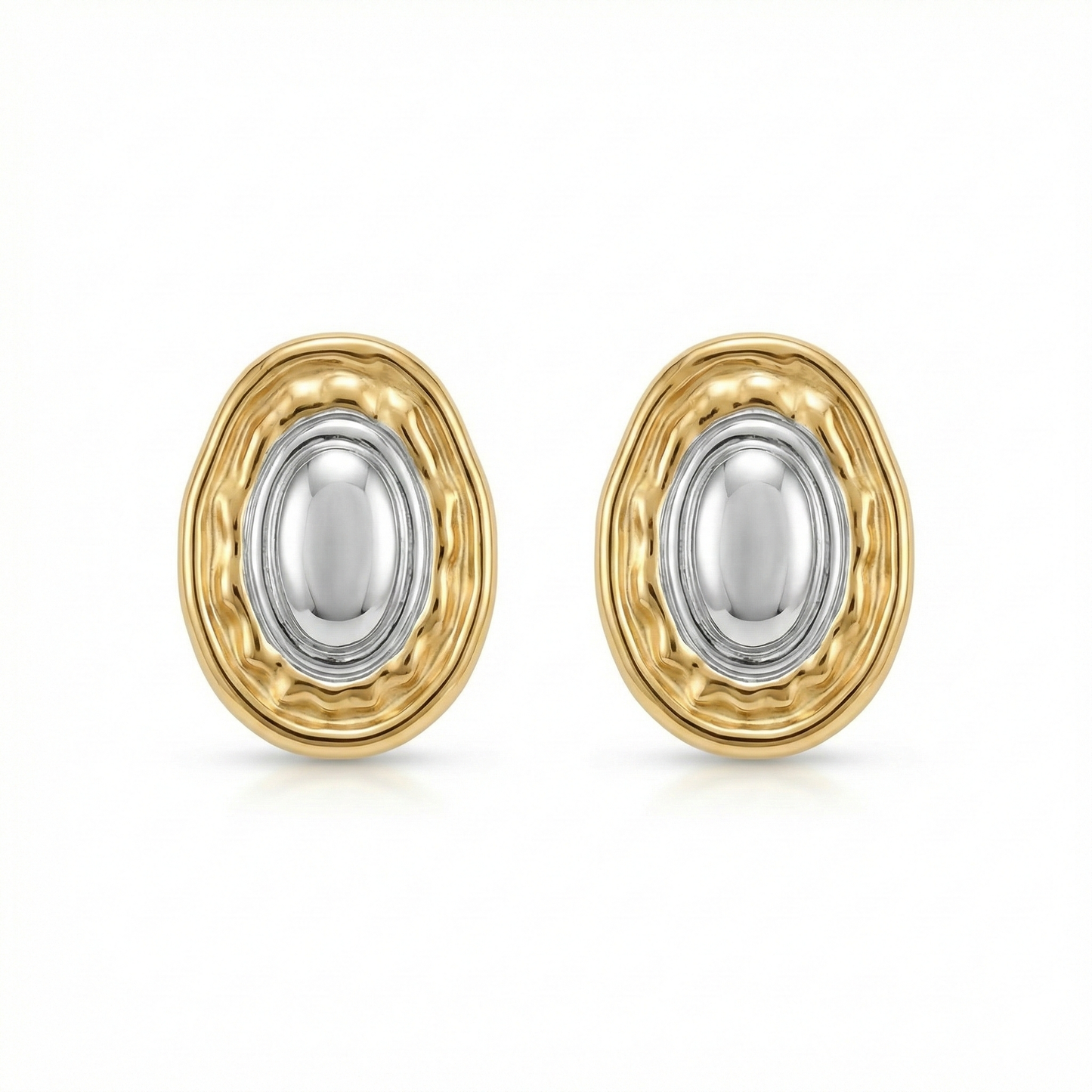 Aretes Cleo bicolor