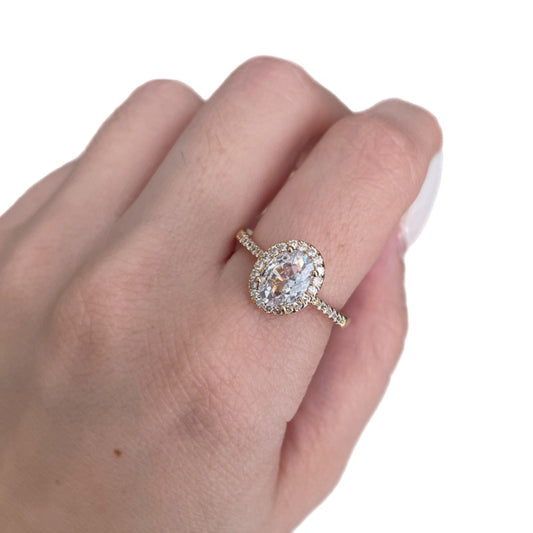 Anillo óvalo