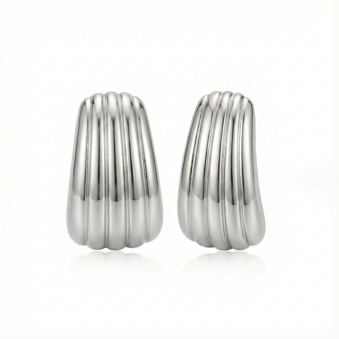 Aretes Emy plateados