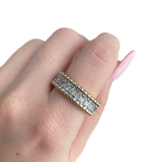 Anillo bicolor