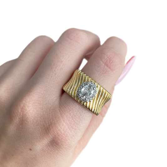 Anillo bicolor princesa