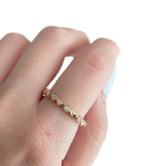 Anillo corazones mini