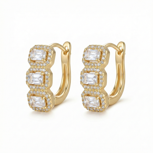 Arracadas rectángulos