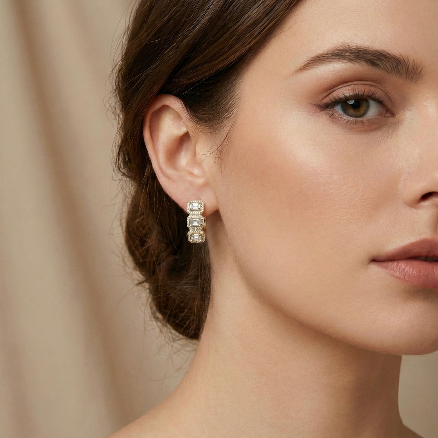 Arracadas rectángulos