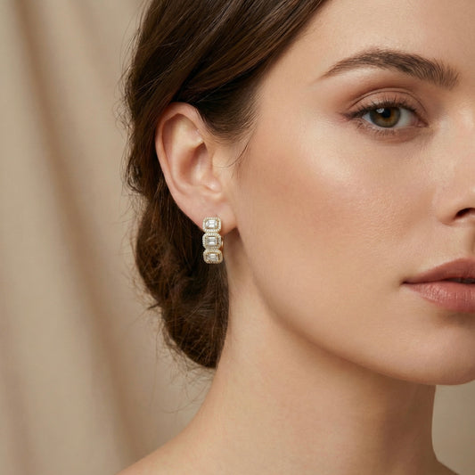 Arracadas rectángulos