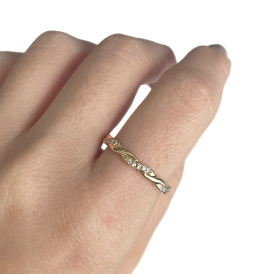 Anillo trenzado