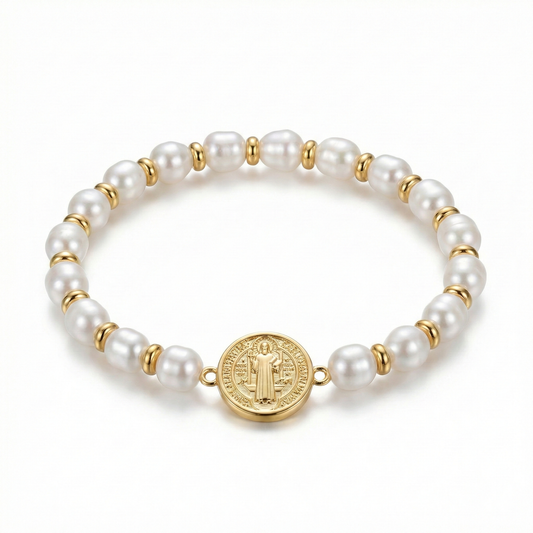 Pulsera perlas combinadas San Benito