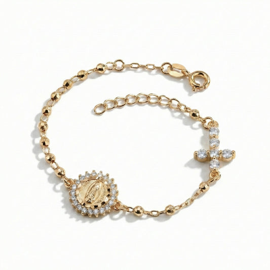 Pulsera Virgen Cruz